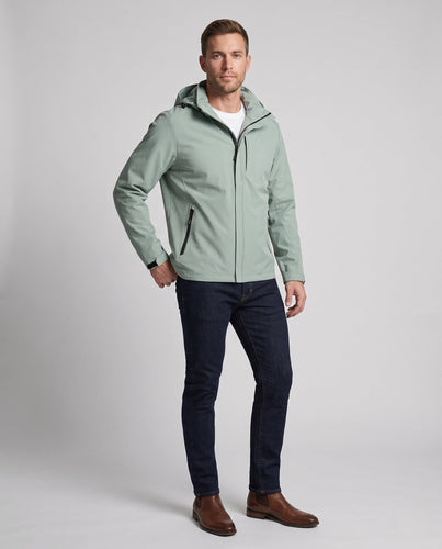 Herren Leichte Softshell‑Hoodiejacke mit Kapuze, wind- und wasserabweisender Membran Shop Nory