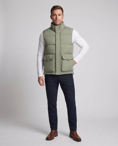 Herren Stepp-Weste mit hohem Stehkragen und extra-wärmender Daunenfüllung Shop Nory
