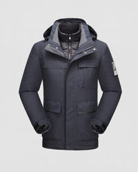 Herren 8799N Daunenfutter (Grau)