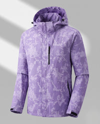 Damen - Fußball-Karo-Camouflage - Violett