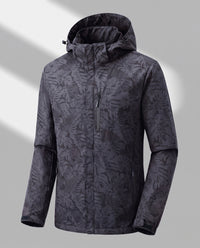 Herren Ahorn-Tarnmuster – Schwarz-Grau