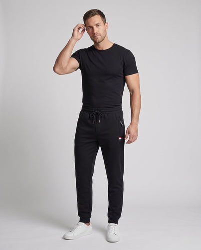 Herren sportliche Jogginghose mit elastischem Bund, Kordelzug und Reißverschlusstaschen Shop Nory