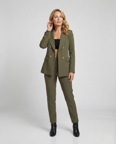Damen Eleganter Blazer mit doppelter Knopfleiste