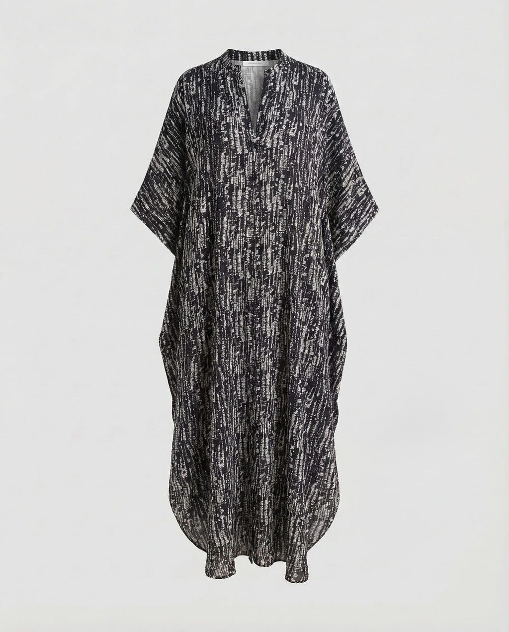 Damen Kaftan Kleid Maxi mit Taschen