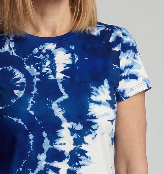 Printshirt Damen Pfauenmotiv Kurzarm