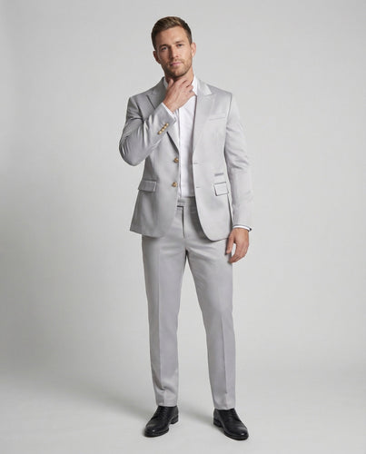 Businessanzug Stretch Wollmix Slim Herren