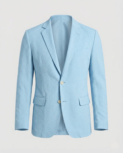 Strukturblazer Tailliert Herren