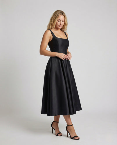 Damen Abendkleid mit Korsage und Midirock