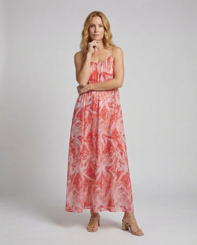 Damen Maxikleid im Aquarell Look