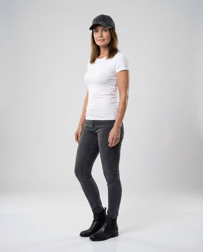 Unisex Retro BasShopnoryallcap Gewaschenes Canvas mit Fransen Krempe