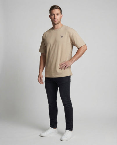 Herren T Shirt Oversize Baumwollmix