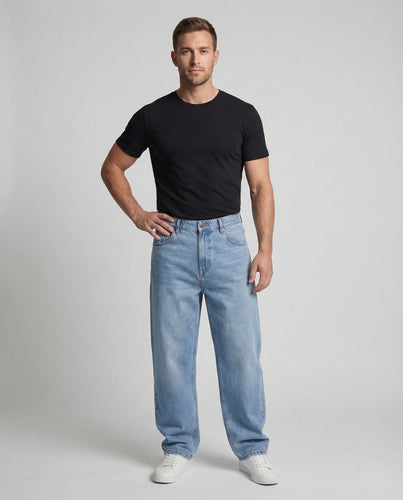 Herren Jeans Locker Gerade