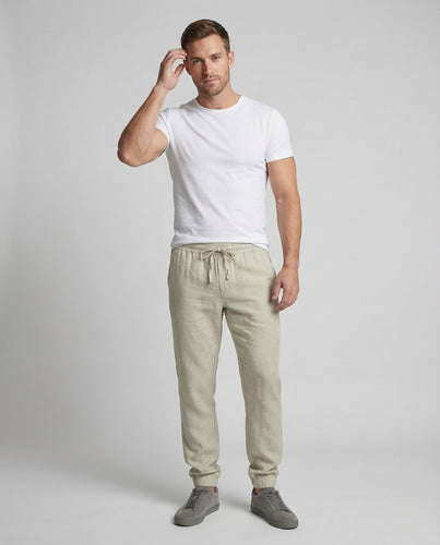 Herren Leinenhose Tapered