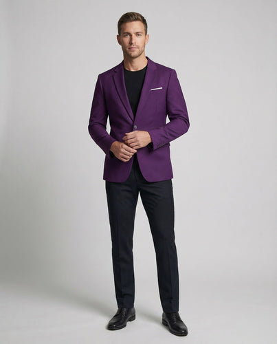 Herren Sakko Slim Ein Knopf