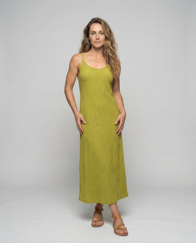 Damen Midikleid Spaghettiträger