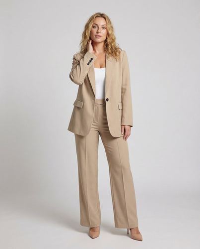 Damen Blazer-Set – Eleganter Zweiteiler mit Blazer & Hose, zeitloser Stil