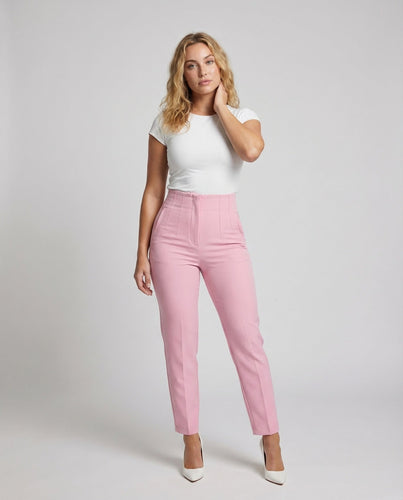 Damen Zigarettenhose High Waist