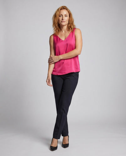 Damen Satin Top Spaghettiträger