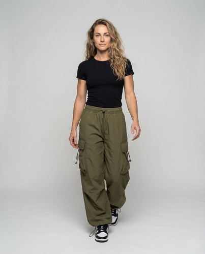 Damen Utility-Straßenhose Pattentaschen