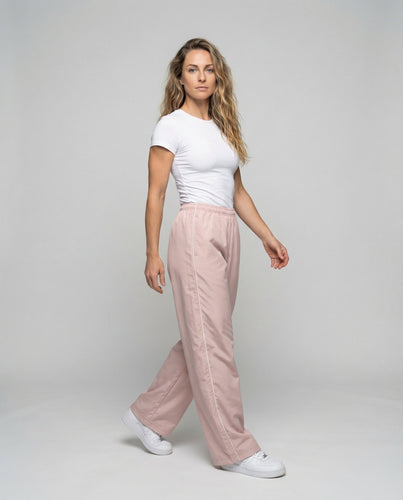 Damen Nylon-Trainingshose Verstellbare Saumkordeln