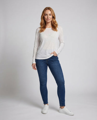 Damen Jersey-Longsleeve Oversize-Passform