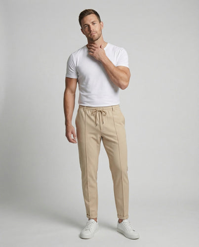Herren gerade geschnittene Chino-Freizeithose