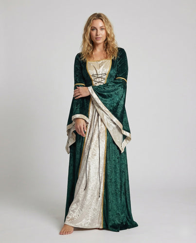 Damen Renaissance-Ballkleid mit Schnürmieder