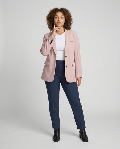 Damen Lässige Verlängerte Oversize-Sakko