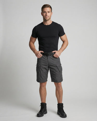 Herren Cargoshorts Robust Taschen Verstellbar