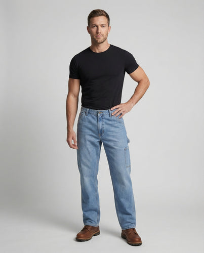 Herren Handwerker-Jeans Robust Multifunktion Taschen