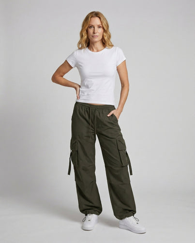 Damen Funktionale Klappentaschen MischgewShopnorye Workwear-Hose