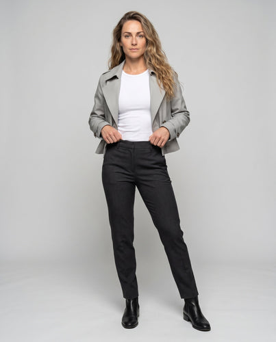 Damen Modische Kurzjacke mit doppelreihigem Knopfverschluss und trendigem Schnitt Shopnory
