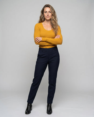 Damen Feinstrickpullover mit weitem Schnitt und langen Ärmeln