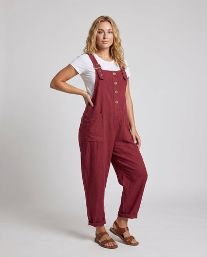 Damen Bequemer und stylischer Latzoverall mit praktischen Taschen