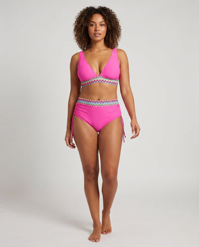 Damen Hochtaillierter Bikini mit raffiniertem Design und verstellbaren BindShopnoryändern Shopnory