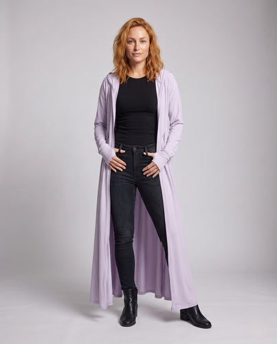 Damen UV-Schutz Maxi-Jacke mit Kapuze