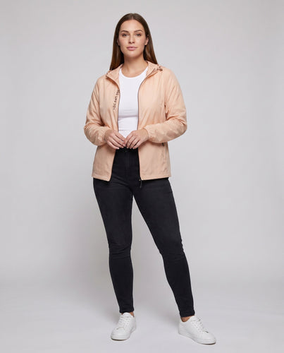 Damen leichte UV-Schutz Jacke mit verstellbarem Kapuzendesign