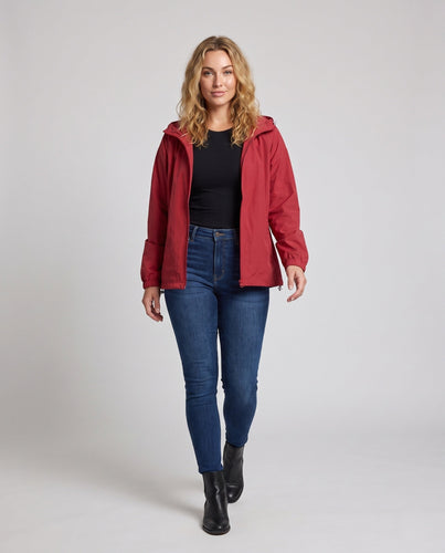 Damen leichte Outdoor-Jacke mit praktischen Seitentaschen Shopnory