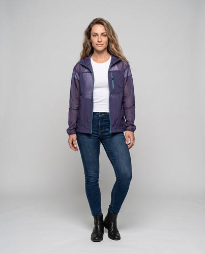 Damen ultraleichte Funktionsjacke mit praktischer Kapuze Shopnory
