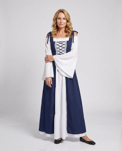 Damen mittelalterliches Kleid mit fließenden Ärmeln Shop Nory
