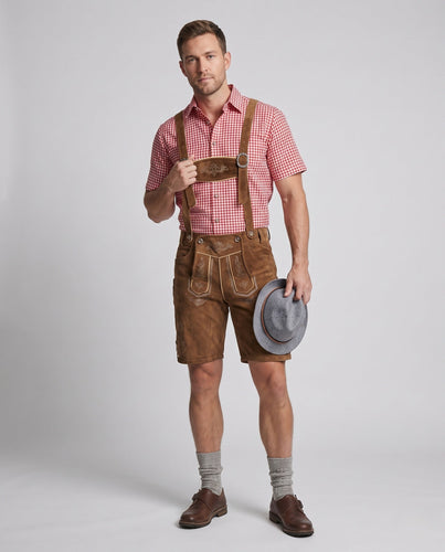 Herren Trachten Shorts mit aufwendiger Stickerei Shop Nory
