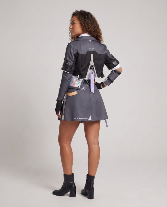 Damen Cosplay-Kostümset mit modischem Jacken-Rock-Stil und vielfältigen Accessoires Shop Nory