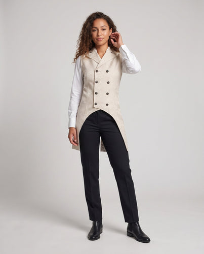 Damen elegante Frackjacke mit floralem Muster Shop Nory