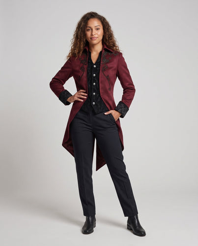 Damen elegante und künstlerisch dekorierte gesteppte Jacke Shop Nory