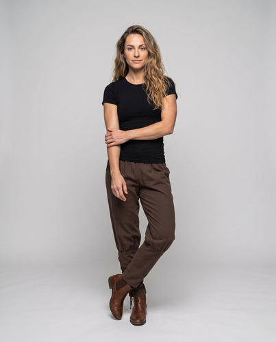 Damen Freizeit-Hose mit verstellbaren Seitenschnüren Shop Nory