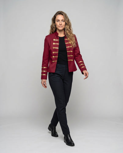 Damen historische Frack mit goldenen Verzierungen Shop Nory