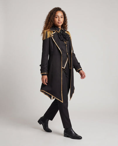 Damen Kostümset mit historisch inspirierter Frackjacke und eleganten Accessoires Shop Nory