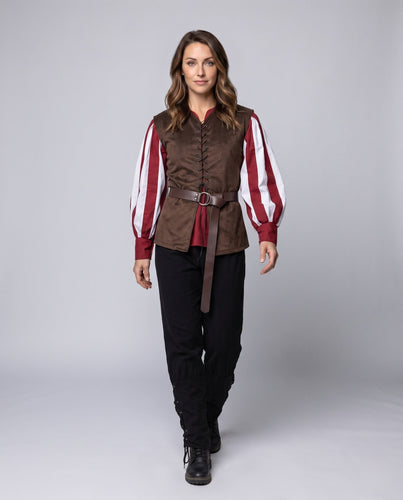 Damen Casual Schnürwesten Shop Nory