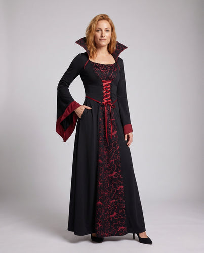 Frauen dramatisches Vampirkleid Shop Nory