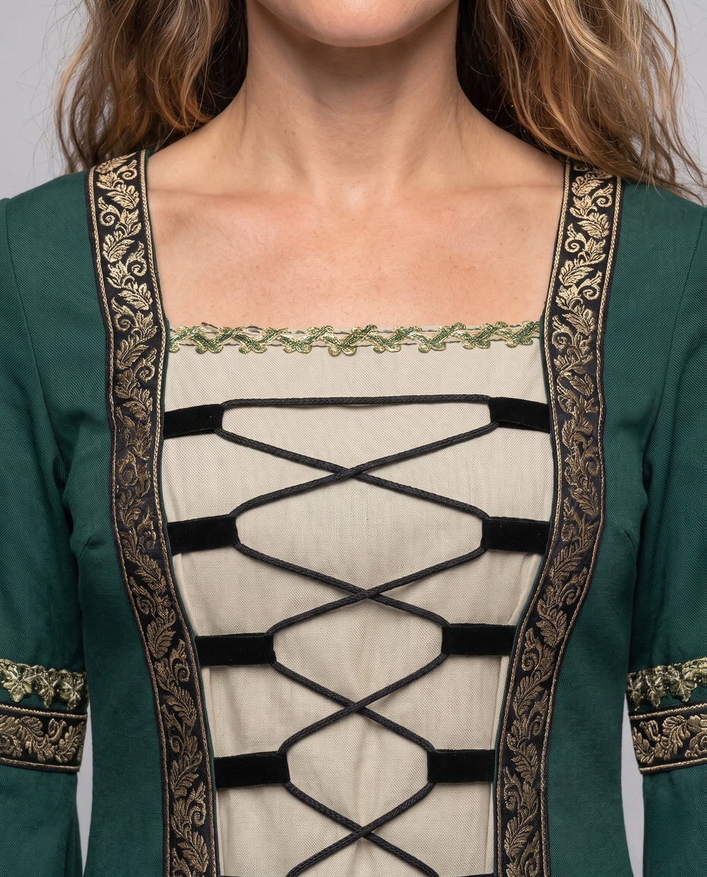 Damen historisches Märchenkleid mit elegantem Schnürdesign Shop Nory
